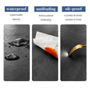 Waterproof PU Leather Square Chair Seat Cover Kitchen Dining Seat Slipcovers