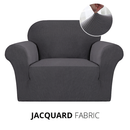 KAS Armchair Cover 4-Styles Elastic Sofa Cover Couch Covers for Living Room Stretchable Slipcover for Chairs - 1 Seater Chair Slip Cover