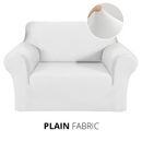 KAS Armchair Cover 4-Styles Elastic Sofa Cover Couch Covers for Living Room Stretchable Slipcover for Chairs - 1 Seater Chair Slip Cover