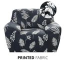 KAS Armchair Cover 4-Styles Elastic Sofa Cover Couch Covers for Living Room Stretchable Slipcover for Chairs - 1 Seater Chair Slip Cover