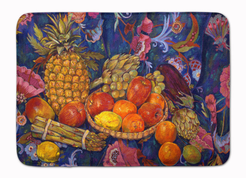 Fruit & Vegetables by Neil Drury Machine Washable Memory Foam Mat DND0018RUG