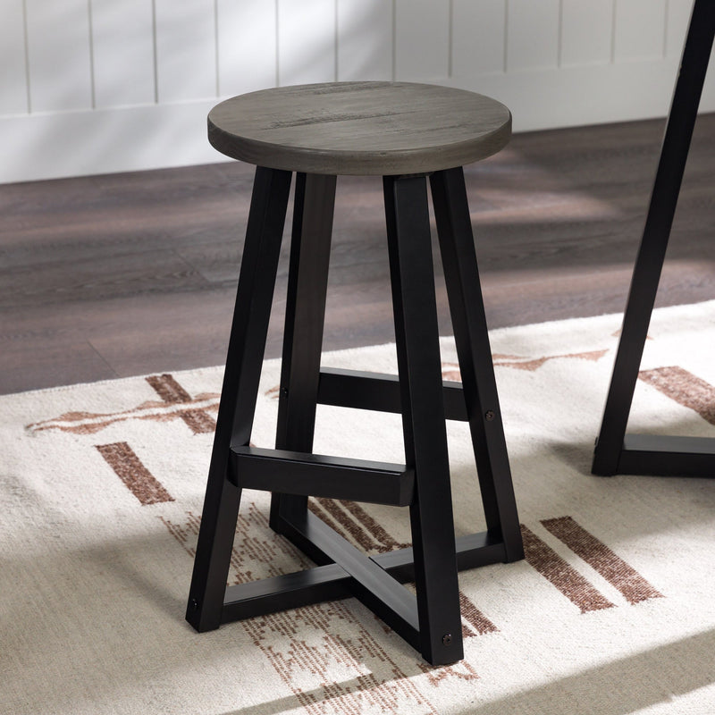 Durango Distressed Wood Bar Stool Set of 2