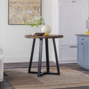 Durango Distressed Wood Round Table