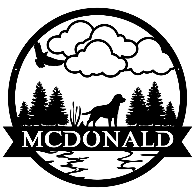 Dog Outdoor Monogram