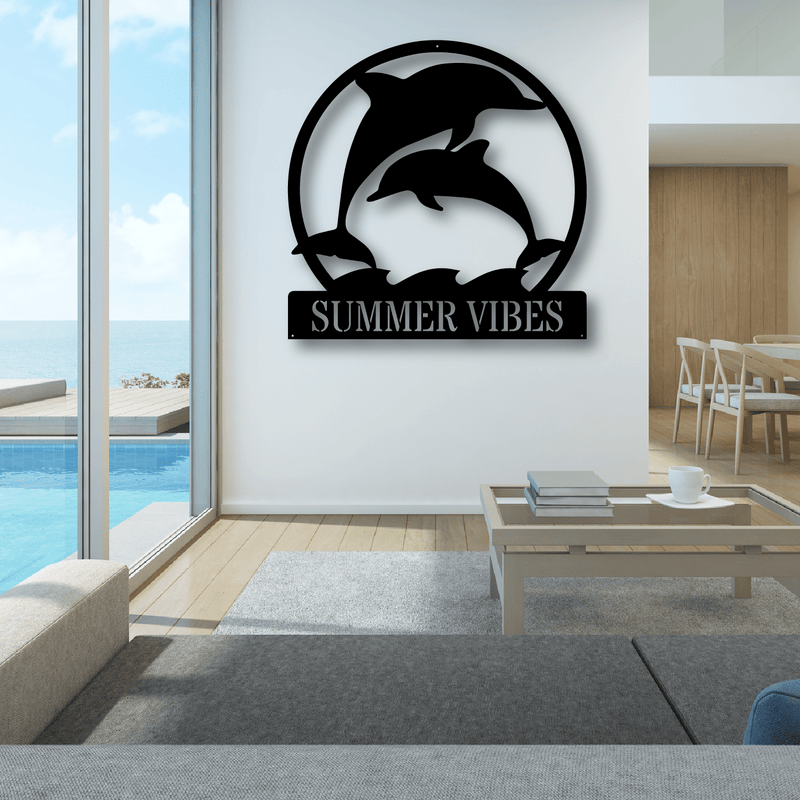 Dancing Dolphins Monogram