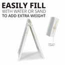 A Frame Sign Deluxe 24"x36" Plastic BICGS-2401-W White