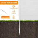 48"W x 48"H Air Conditioner Fence 2 Panels Outdoor Privacy Vinyl Fence Panels, White