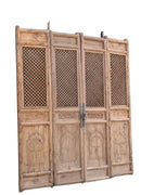 4 Early 19 Century Antique Chinese Screen Doors