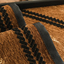 Non-Slip Sofa Cover with Thick Chenille Texture Woven Stripe Couch Protector Throw by Slipcover KAS™