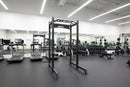 Commercial Squat Rack w/ Safety Bars, J-Hooks & Weight Storage (New) by Sports & Fitness Exchange