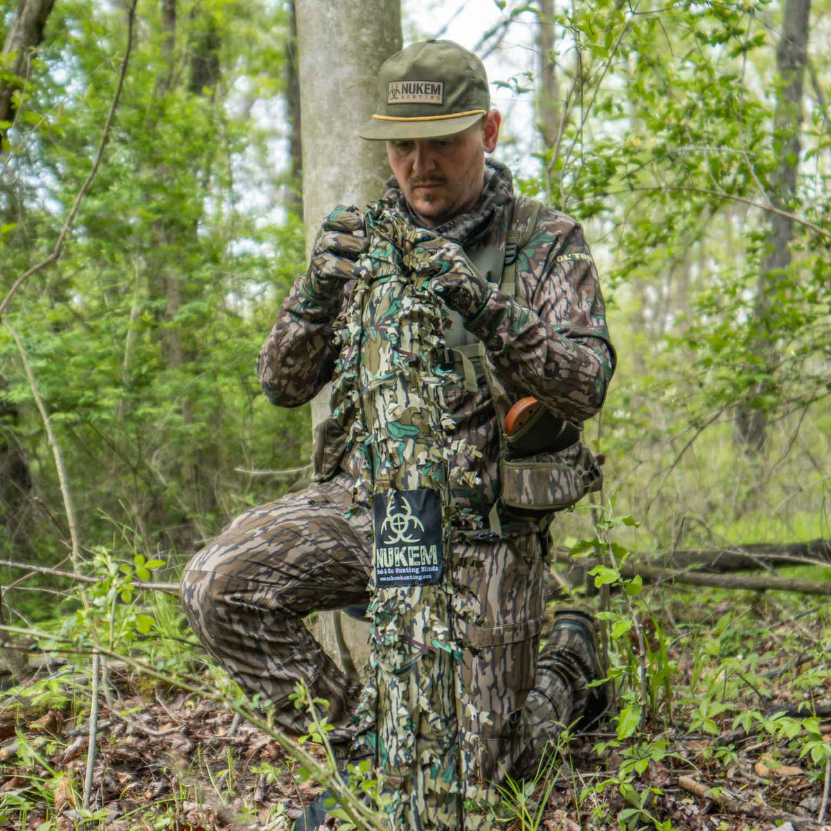 Hunting Blind - Mossy Oak Greenleaf 3D Leafy, photo 5 of 9