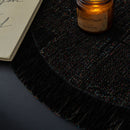 Chenille Sofa Cover Throw Blanket, Woven Textured Minimalist Wabi-Sabi Couch Cover