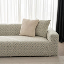 3D Jacquard Geometric Sofa Cover, High Stretch Soft Polar Fleece Slipcover for Couch by Slipcover KAS™
