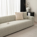 3D Jacquard Geometric Sofa Cover, High Stretch Soft Polar Fleece Slipcover for Couch by Slipcover KAS™