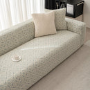 3D Jacquard Geometric Sofa Cover, High Stretch Soft Polar Fleece Slipcover for Couch by Slipcover KAS™