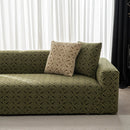 3D Jacquard Geometric Sofa Cover, High Stretch Soft Polar Fleece Slipcover for Couch by Slipcover KAS™