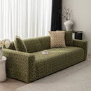 3D Jacquard Geometric Sofa Cover, High Stretch Soft Polar Fleece Slipcover for Couch by Slipcover KAS™