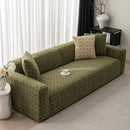 3D Jacquard Geometric Sofa Cover, High Stretch Soft Polar Fleece Slipcover for Couch by Slipcover KAS™