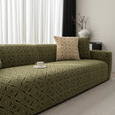 3D Jacquard Geometric Sofa Cover, High Stretch Soft Polar Fleece Slipcover for Couch by Slipcover KAS™