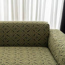 3D Jacquard Geometric Sofa Cover, High Stretch Soft Polar Fleece Slipcover for Couch by Slipcover KAS™