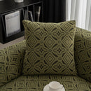 3D Jacquard Geometric Sofa Cover, High Stretch Soft Polar Fleece Slipcover for Couch by Slipcover KAS™
