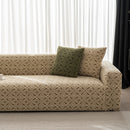 3D Jacquard Geometric Sofa Cover, High Stretch Soft Polar Fleece Slipcover for Couch by Slipcover KAS™