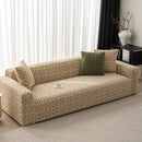3D Jacquard Geometric Sofa Cover, High Stretch Soft Polar Fleece Slipcover for Couch by Slipcover KAS™