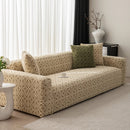 3D Jacquard Geometric Sofa Cover, High Stretch Soft Polar Fleece Slipcover for Couch by Slipcover KAS™
