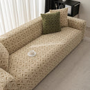 3D Jacquard Geometric Sofa Cover, High Stretch Soft Polar Fleece Slipcover for Couch by Slipcover KAS™
