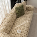 3D Jacquard Geometric Sofa Cover, High Stretch Soft Polar Fleece Slipcover for Couch by Slipcover KAS™