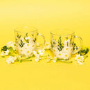 Painted Daisy Mugs by DRNKART STUDIOS