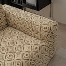 3D Jacquard Geometric Sofa Cover, High Stretch Soft Polar Fleece Slipcover for Couch by Slipcover KAS™