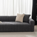 3D Jacquard Geometric Sofa Cover, High Stretch Soft Polar Fleece Slipcover for Couch by Slipcover KAS™