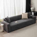 3D Jacquard Geometric Sofa Cover, High Stretch Soft Polar Fleece Slipcover for Couch by Slipcover KAS™