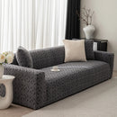 3D Jacquard Geometric Sofa Cover, High Stretch Soft Polar Fleece Slipcover for Couch by Slipcover KAS™