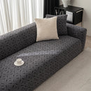 3D Jacquard Geometric Sofa Cover, High Stretch Soft Polar Fleece Slipcover for Couch by Slipcover KAS™