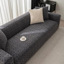 3D Jacquard Geometric Sofa Cover, High Stretch Soft Polar Fleece Slipcover for Couch by Slipcover KAS™