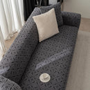 3D Jacquard Geometric Sofa Cover, High Stretch Soft Polar Fleece Slipcover for Couch by Slipcover KAS™