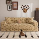 Plush Fleece Stretch Sofa Cover, Super Soft Textured Geometric Couch Slipcover by Slipcover KAS™