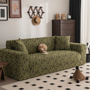 Plush Fleece Stretch Sofa Cover, Super Soft Textured Geometric Couch Slipcover by Slipcover KAS™