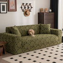 Plush Fleece Stretch Sofa Cover, Super Soft Textured Geometric Couch Slipcover by Slipcover KAS™