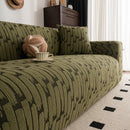Plush Fleece Stretch Sofa Cover, Super Soft Textured Geometric Couch Slipcover by Slipcover KAS™