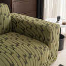 Plush Fleece Stretch Sofa Cover, Super Soft Textured Geometric Couch Slipcover by Slipcover KAS™