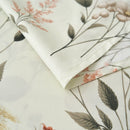 DaDalogy Enchanted Meadow Bed Sheet Set - Floral Harmony in Beige, Rose, and Soft Green, Premium Soft Microfiber, Machine Washable, Deep Pocket 14 - 15 Inches + Flat Sheet