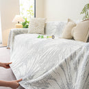 Cooling Botanical Jacquard Couch Cover Decorative Furniture Cover for Loveseat & Sofas by Slipcover KAS™