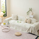 Cooling Botanical Jacquard Couch Cover Decorative Furniture Cover for Loveseat & Sofas by Slipcover KAS™