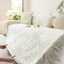 Cooling Botanical Jacquard Couch Cover Decorative Furniture Cover for Loveseat & Sofas by Slipcover KAS™