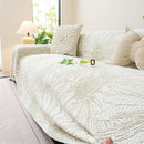 Cooling Botanical Jacquard Couch Cover Decorative Furniture Cover for Loveseat & Sofas by Slipcover KAS™