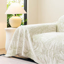 Cooling Botanical Jacquard Couch Cover Decorative Furniture Cover for Loveseat & Sofas by Slipcover KAS™