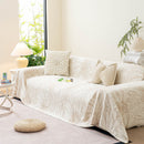 Cooling Botanical Jacquard Couch Cover Decorative Furniture Cover for Loveseat & Sofas by Slipcover KAS™